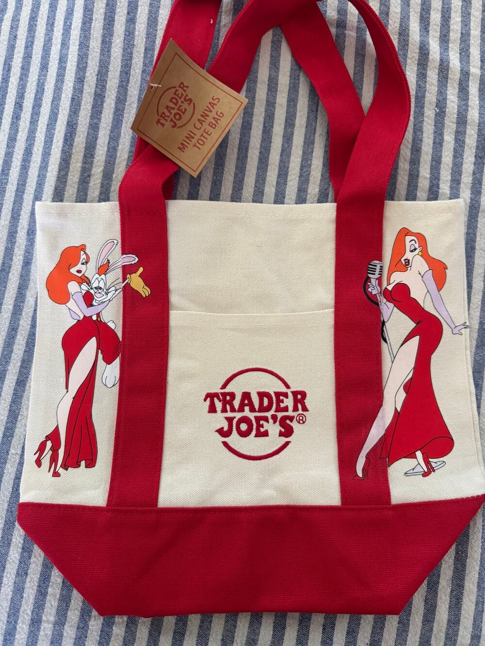 Disney Jessica Rabbit Custom Made Trader Joes Mini Tote